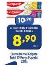 Arena Atacado Creme Dental Colgate Total 12 Preco Especial 220g oferta