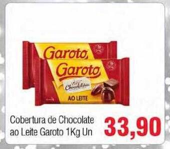 Spani Atacadista Cobertura De Chocolate Ao Leite Garoto oferta