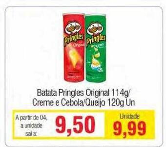 Spani Atacadista Batata Pringles Original -creme E Cebola-queijo oferta
