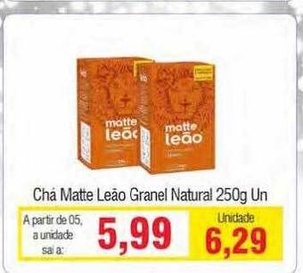 Spani Atacadista Chá Matte Leão Granel Natural oferta