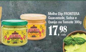 Supermercados Unidos Molho Dip Frontera Guacamole Salsa E Queijo Ou Tomate oferta