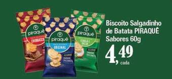 Supermercados Unidos Biscoito Salgadinho De Batata Piraquê Sabores oferta