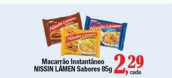 Supermercados Unidos Macarrão Instantãneo Nissin Lâmen Sabores oferta