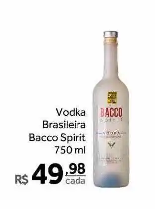 Vodka Brasileira Bacco Spirit