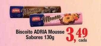 Supermercados Unidos Biscoito Adria Mousse Sabores oferta