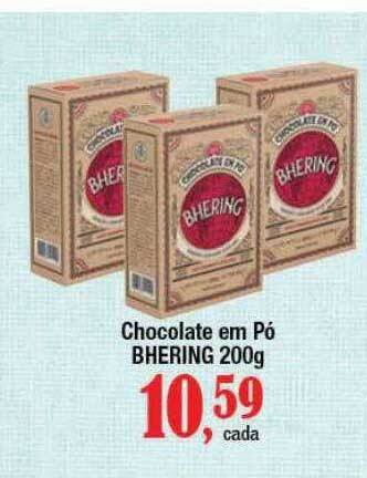 Supermercados Unidos Chocolate Em Pó Bhering oferta