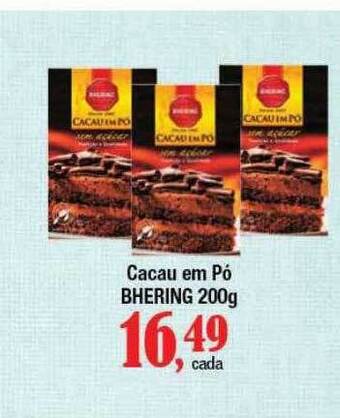 Supermercados Unidos Cacau Em Pó Bhering oferta