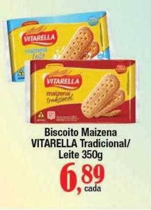 Supermercados Unidos Biscoito Maizena Vitarella Tradicional - Leite oferta
