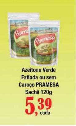 Supermercados Unidos Azeitona Verde Fatiada Ou Sem Caroço Pramesa Sachê oferta