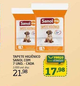 Cooper Tapete Higiênico Sanol Com - Cada oferta