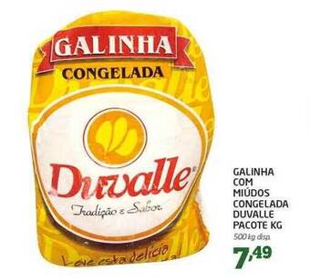 Galinha Com Miúdos Congelada Duvalle Pacote Kg