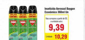 Spani Atacadista Inseticida Aerossol Baygon Econômico oferta