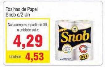 Spani Atacadista Toalhas De Papel Snob C- 2 oferta