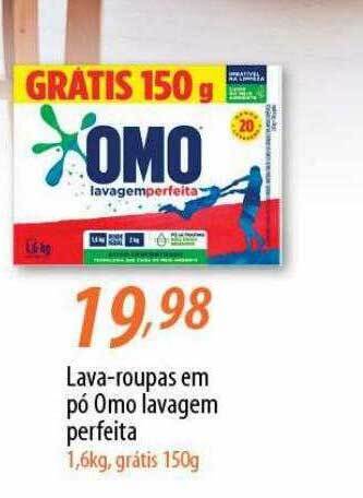 Lava-roupas Em Pó Omo Lavagem Perfeita
