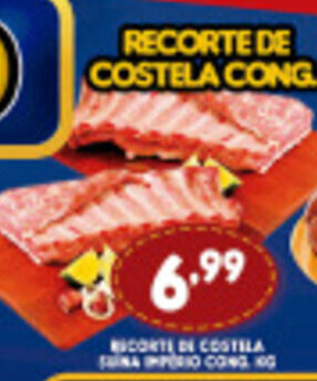 Supermercados Cristal Recorte de Costela Cong, 1kg oferta