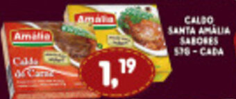 Supermercados Cristal Caldo Santa Amalia Sabores 57g cada oferta