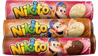 Biscoito recheado nikito chocolate 135g