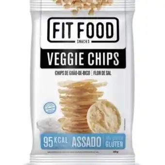 Perini Viggie chips grão de bico flor de sal fit food 40gr oferta