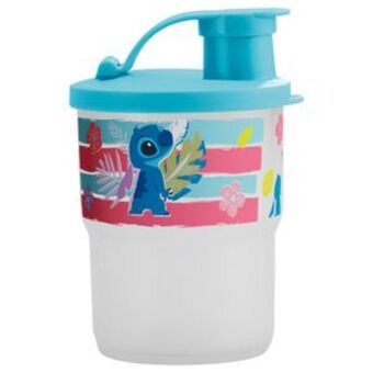 Tupperware Copo colors com bico 225ml stitch oferta
