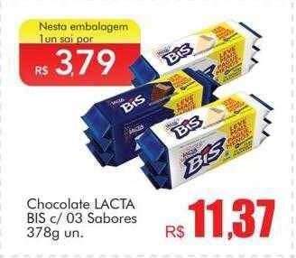 Supermercados Koch Chocolate Lacta Bis oferta