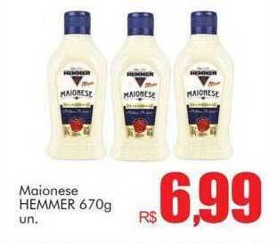 Supermercados Koch Maionese Hemmer oferta