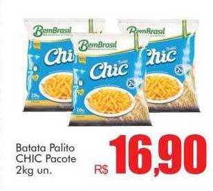 Supermercados Koch Batata Palito Chic Pacote oferta