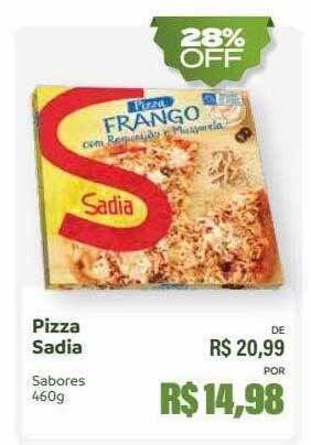 Hiperideal Supermercados Pizza Sadia oferta