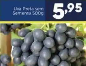 Uva Preta sem semente 500g
