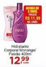 Rossi Supermercado Hidratante Corporal Monange/ Paixao 400ml oferta