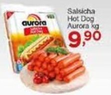 Rossi Supermercado Salsicha Hot Dog Aurora 1kg oferta
