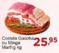 Rossi Supermercado Costela Gaucha ou Minga Marfrig 1kg oferta