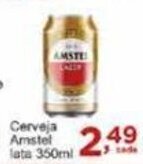Rossi Supermercado Cerveja Amstel lata 350ml oferta