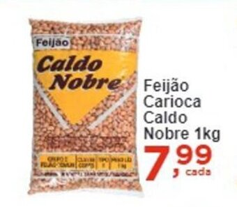 Rossi Supermercado Feijao Carioca Caldo Nobre 1kg oferta
