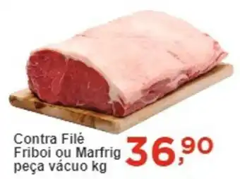 Rossi Supermercado Contra file Fribou ou Marfrig peca vacuo 1kg oferta