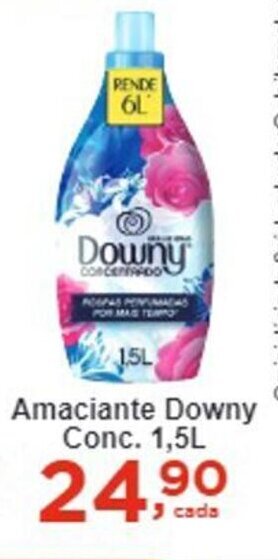 Rossi Supermercado Amaciante Downy Conc. 1.5L oferta