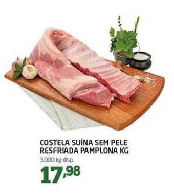 Cooper Costela Suína Sem Pele Resfriada Pamplona Kg oferta