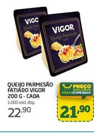 Cooper Queijo Parmesão Fatiado Vigor Cada oferta