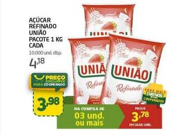 Cooper Açúcar Refinado União oferta