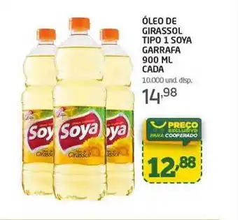 óleo De Girassol Tipo 1 Soya Garrafa Cada