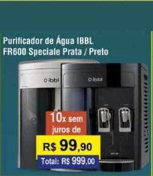 Copercana Purificador De água Ibbl Fr600 Speciale Prata Preto oferta