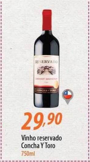 Cotripal Vinho Reservado Concha Y Toro oferta