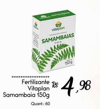 Giassi Supermercados Fertilizante Vitaplan Samambaia oferta