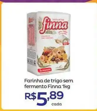 Super Lagoa Farinha De Trigo Sem Fermento Finna oferta