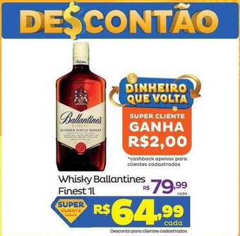 Super Lagoa Whisky Ballantines Finest oferta