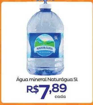 Super Lagoa água Mineral Naturágua 5l oferta