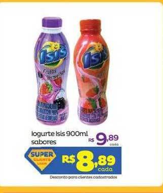 Super Lagoa Iogurte Isis Sabores oferta