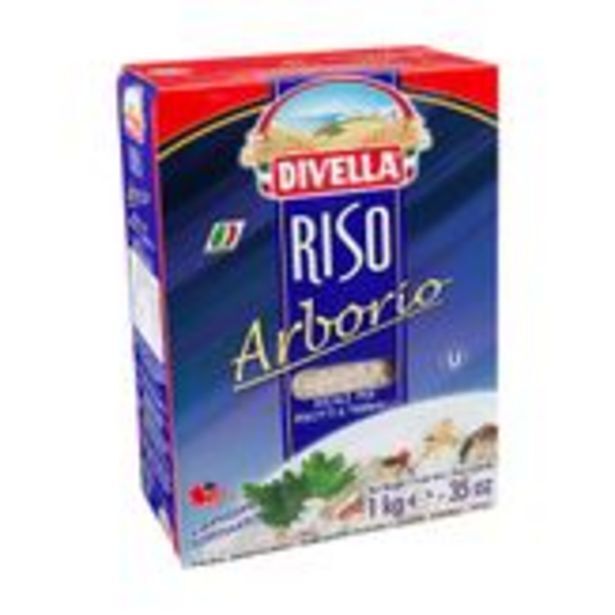 Arroz arbório divella caixa 1kg oferta na Sam's Club
