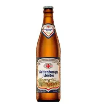 São Roque Supermercados Cerveja lager puro malte ano 1050 weltenburger kloster 500ml fardo com 6un oferta