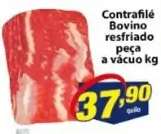 Vencedor Atacadista Contrafile Bovino resfriado peca a vacuo 1kg oferta