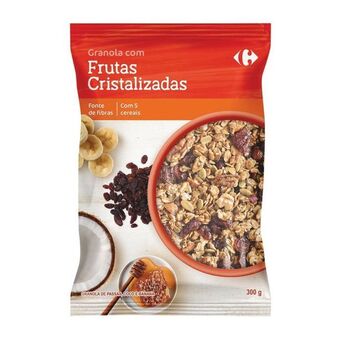 Carrefour Granola com frutas cristalizadas carrefour 300 g oferta